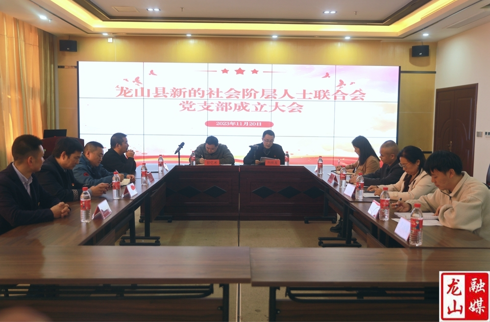 龙山县新的社会阶层人士联合会党支部成立