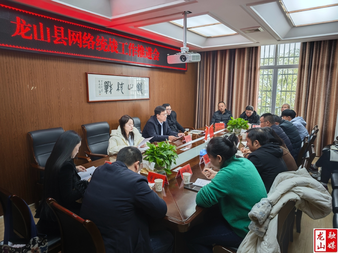 龙山县网络统战工作推进会议召开