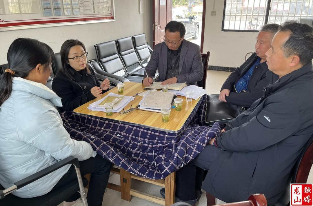 杨甜到洗洛镇开展“走找想促”活动