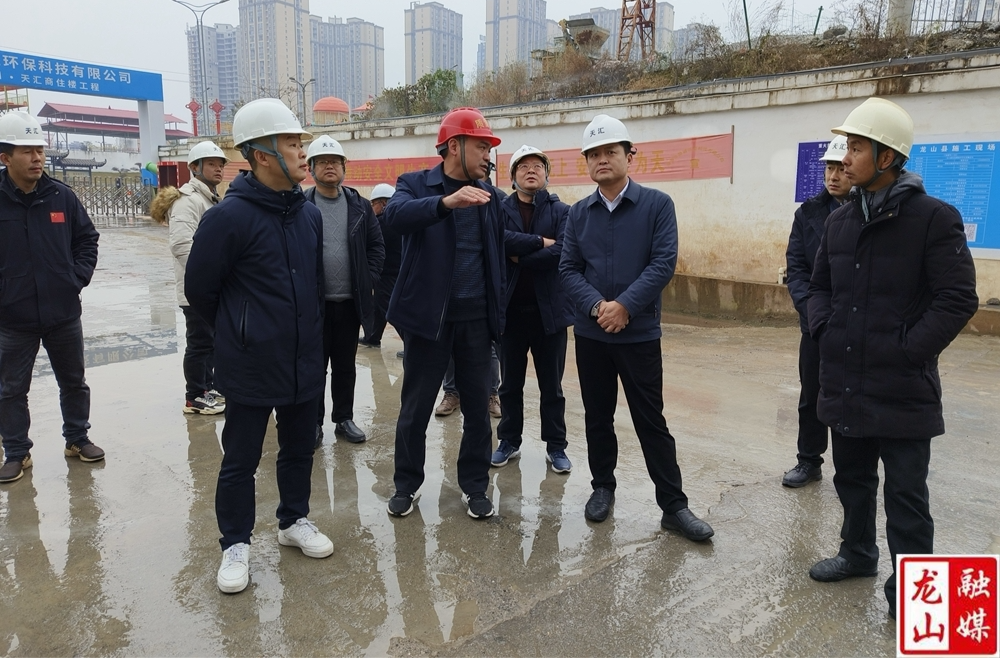 向大龙到县城区督导安全生产工作