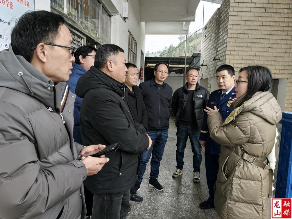 杨甜到洗洛镇督导安全生产工作