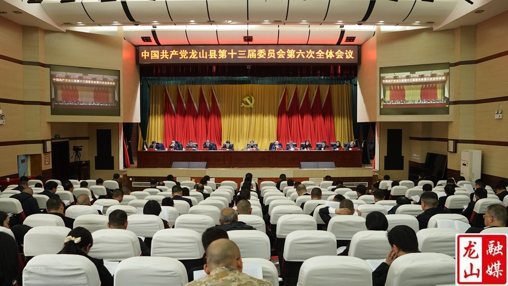 中国共产党龙山县第十三届委员会第六次全体会议召开