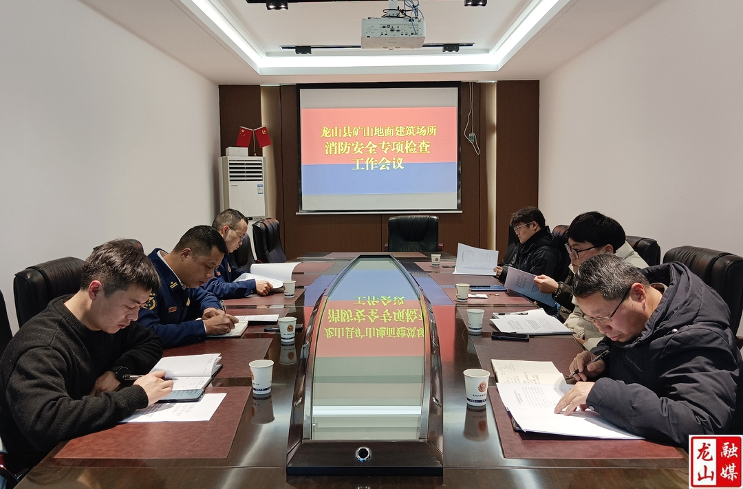 龙山召开矿山地面建筑场所消防安全专项检查工作会