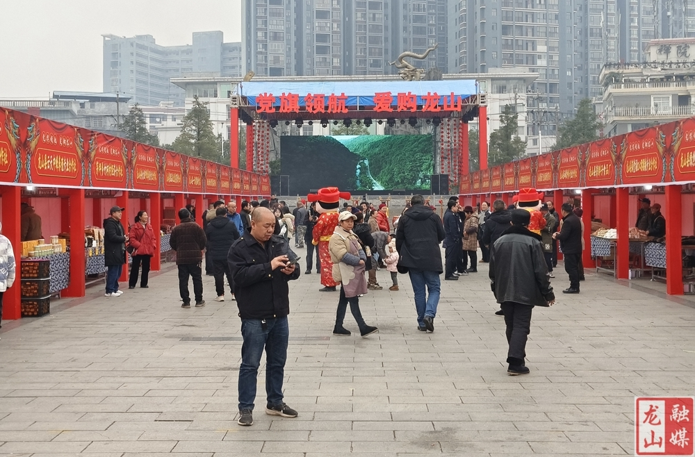 龙山县村集体经济产品消费帮扶年货节活动火热开启中