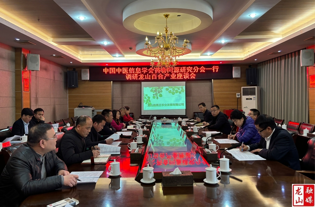 中国中医药信息学会药食同源研究分会一行到龙山调研百合产业