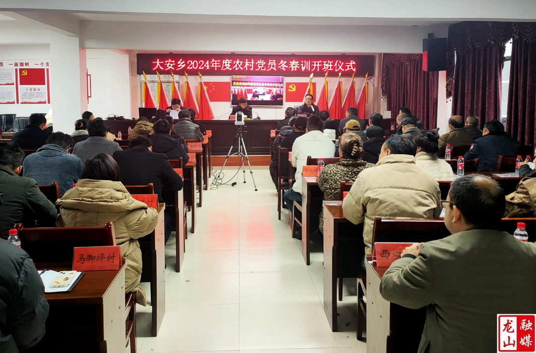 大安乡举行2024年度农村党员冬春训工作培训会
