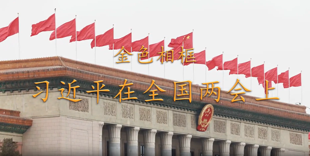 金色相框｜习近平在全国两会上