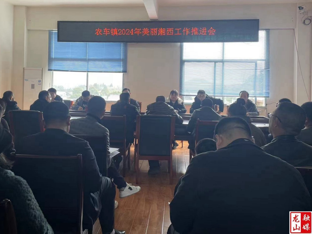 农车镇召开2024年美丽湘西工作推进会