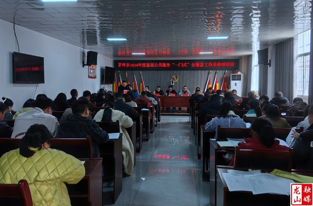 茅坪乡召开基层公共服务“一门式”全覆盖工作业务培训会