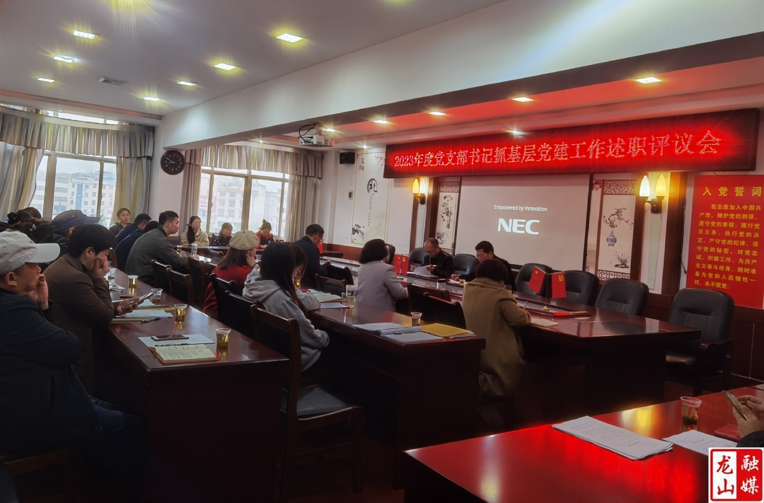 县就业服务中心召开2023年度抓基层党建工作述职评议会