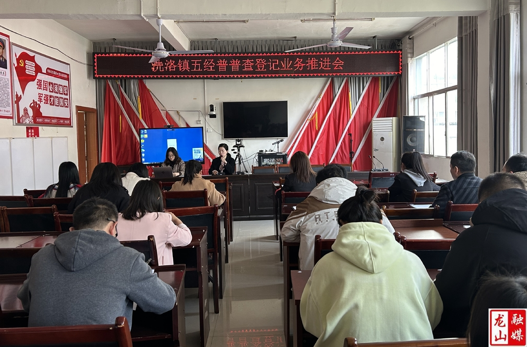 洗洛镇召开五经普普查登记业务推进会