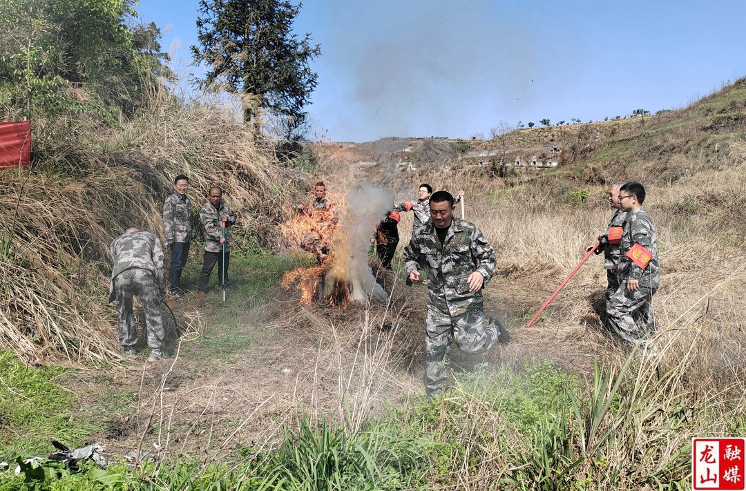 石羔街道：严把清明“防火关” 以“练”备“战”