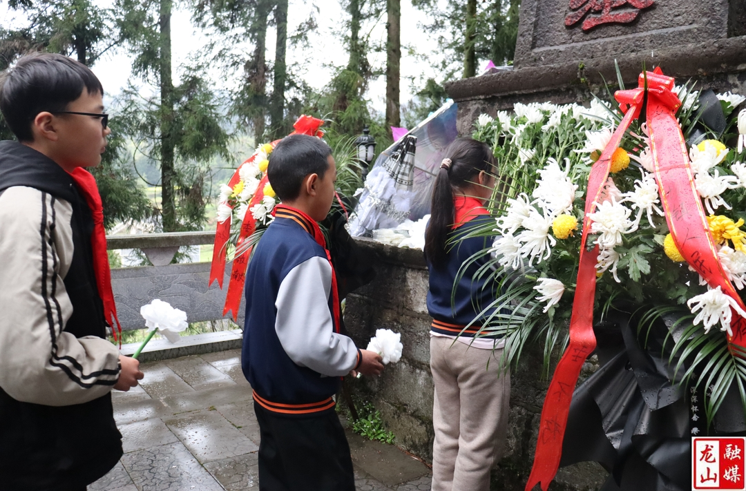 大安小学开展清明节祭扫活动