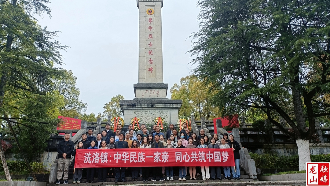 洗洛镇开展清明祭扫活动