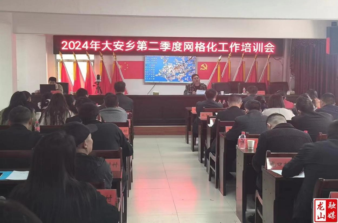 大安乡召开第二季度网格化工作培训会
