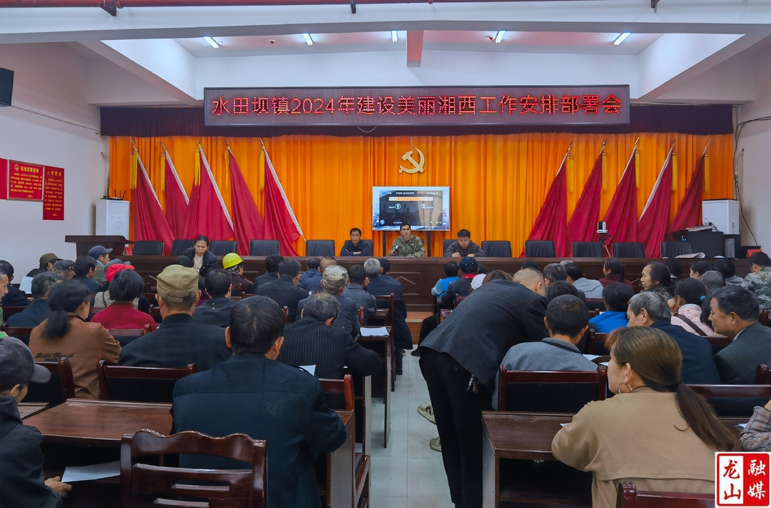 水田坝镇召开2024年建设美丽湘西工作部署会