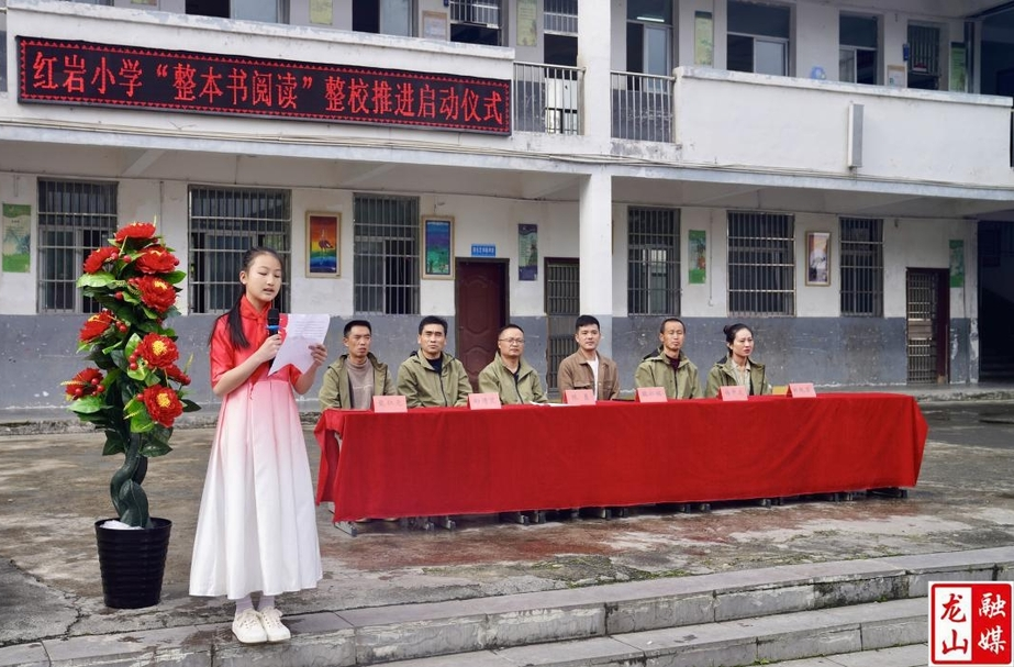 红岩溪镇中心小学举行“整本书阅读”启动仪式