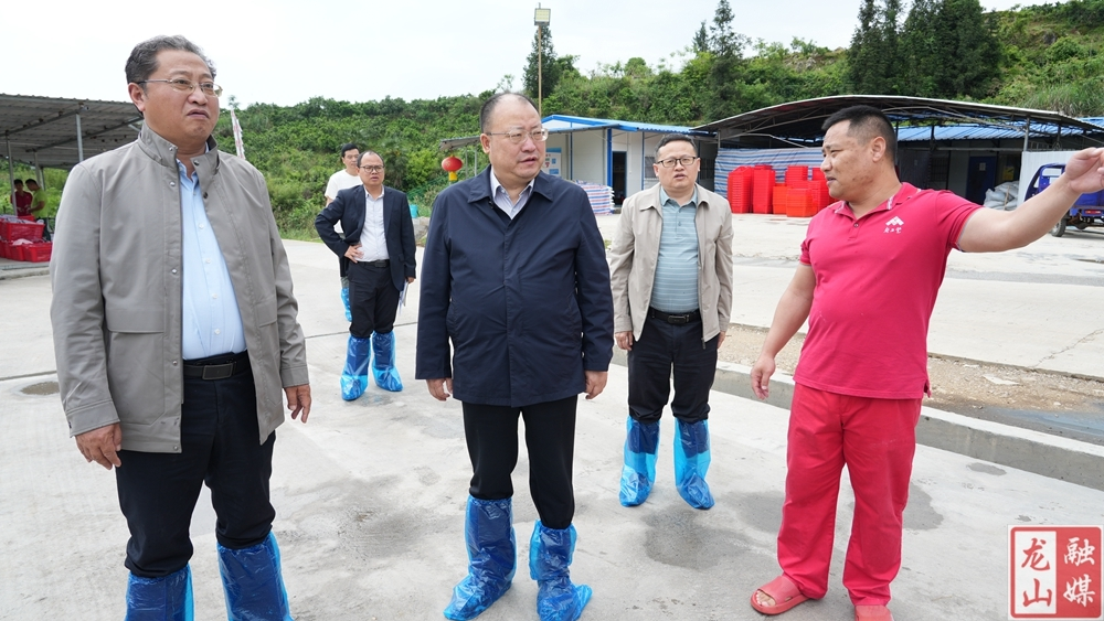 李平到龙山天瀚牧业发展有限公司调研
