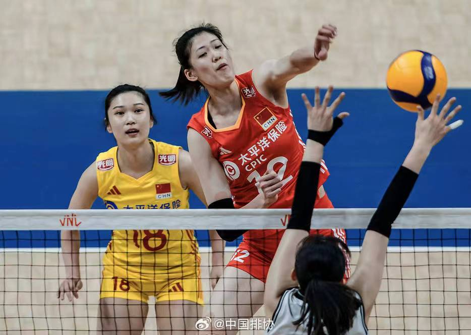 开门红！中国女排世联赛首战击败韩国队