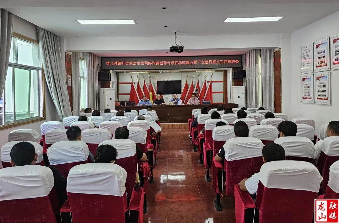 苗儿滩镇召开打击整治电信网络诈骗犯罪专项行动部署会