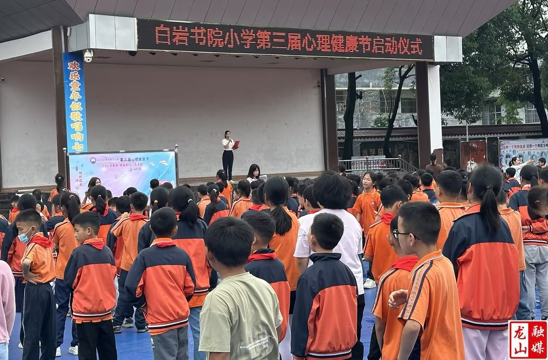 白岩书院小学举行第三届心理健康节启动仪式