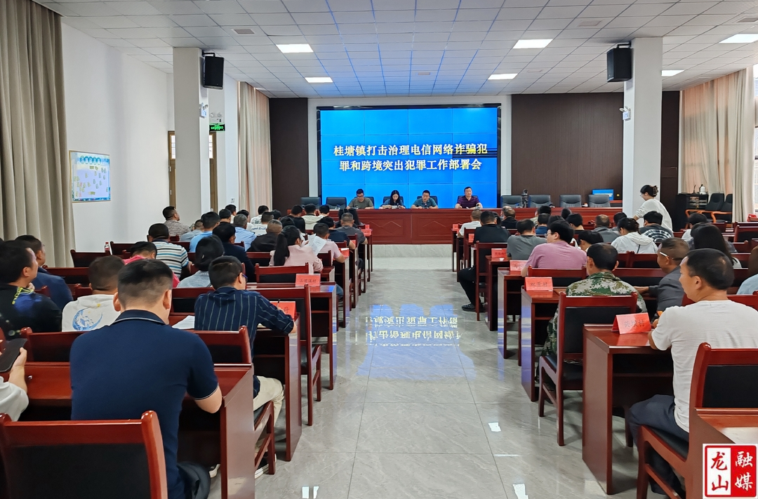 桂塘镇召开打击整治电信网络诈骗犯罪和跨境突出犯罪工作部署会