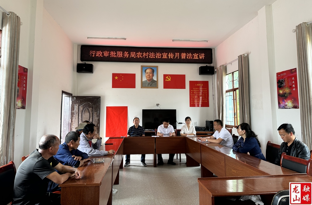 县行政审批服务局开展2024年农村法治宣传教育月活动