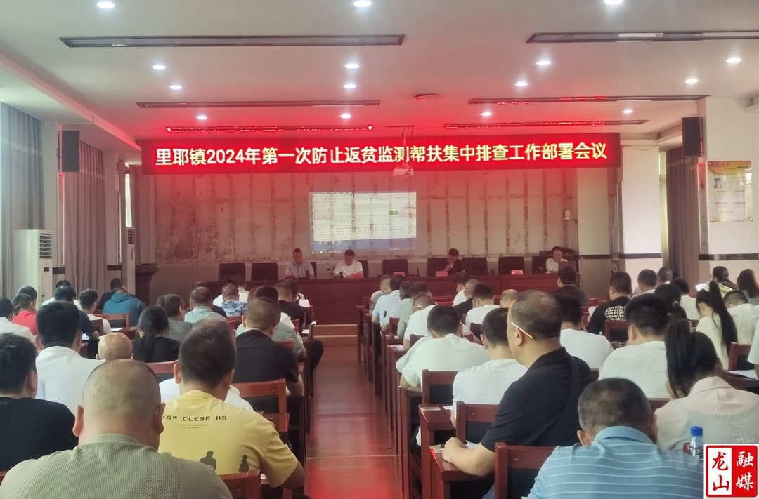 里耶镇召开防止返贫监测帮扶集中排查工作部署会议
