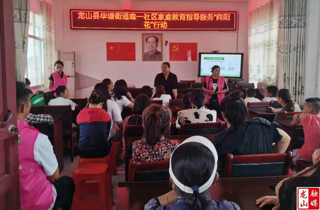 华塘街道唯一社区开展家庭教育指导服务“向阳花”行动