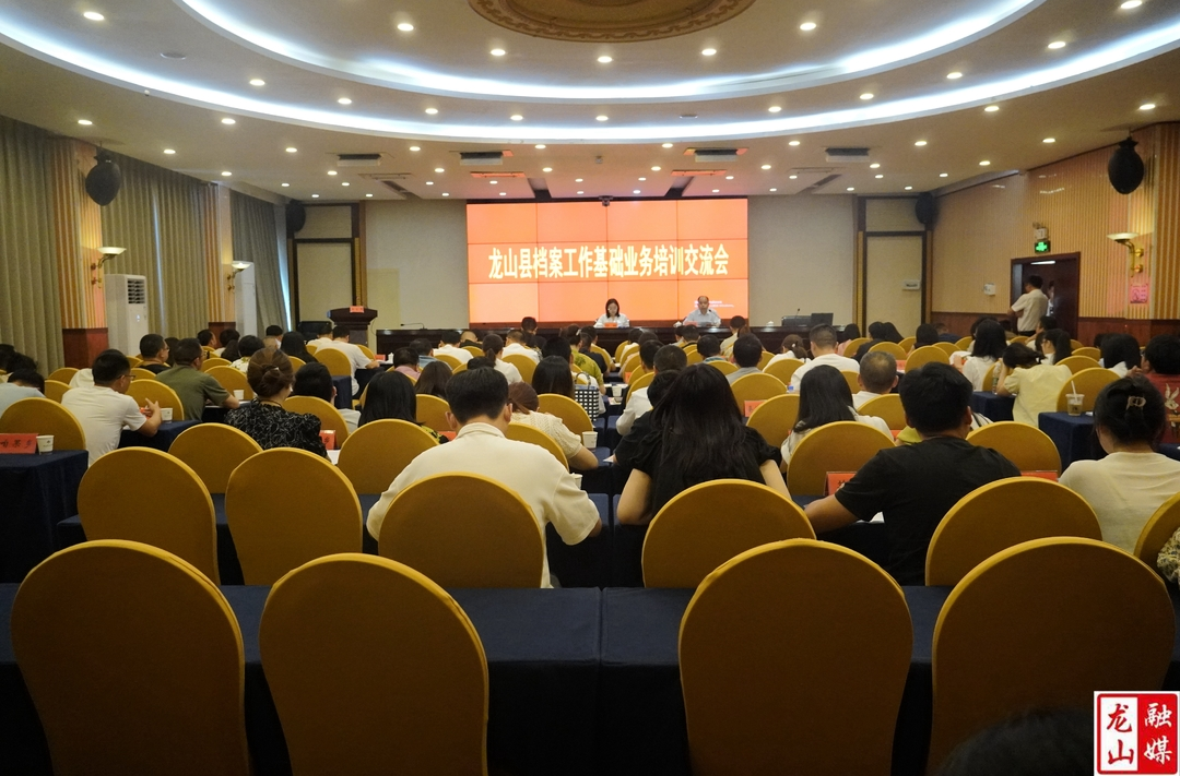 龙山县召开档案工作基础业务培训交流会