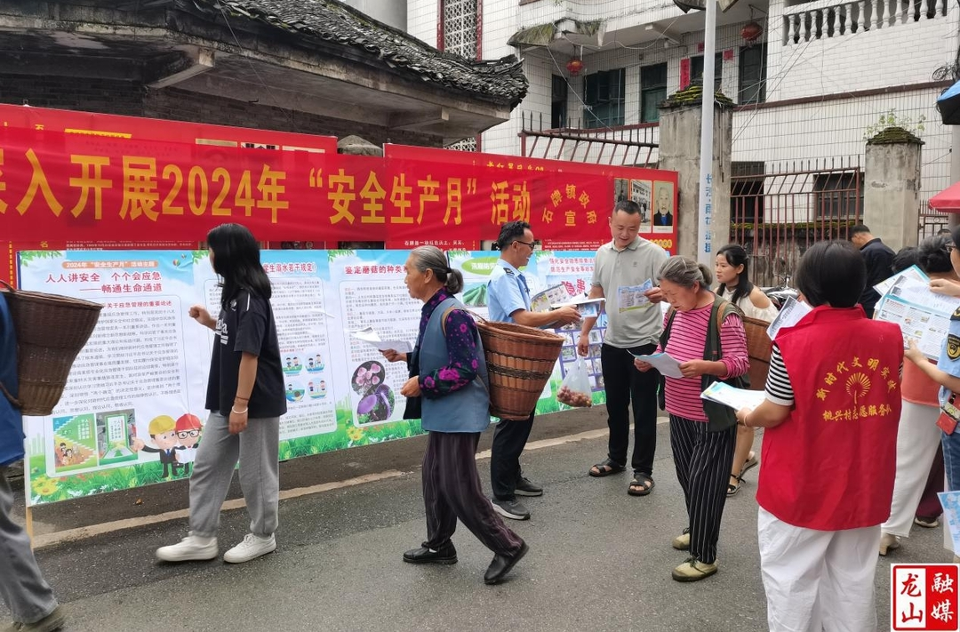 石牌镇开展2024年“安全生产月”活动