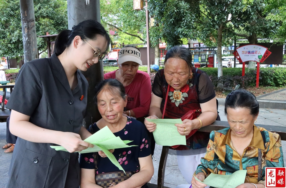 龙山法院开展禁毒宣传 筑牢法治屏障