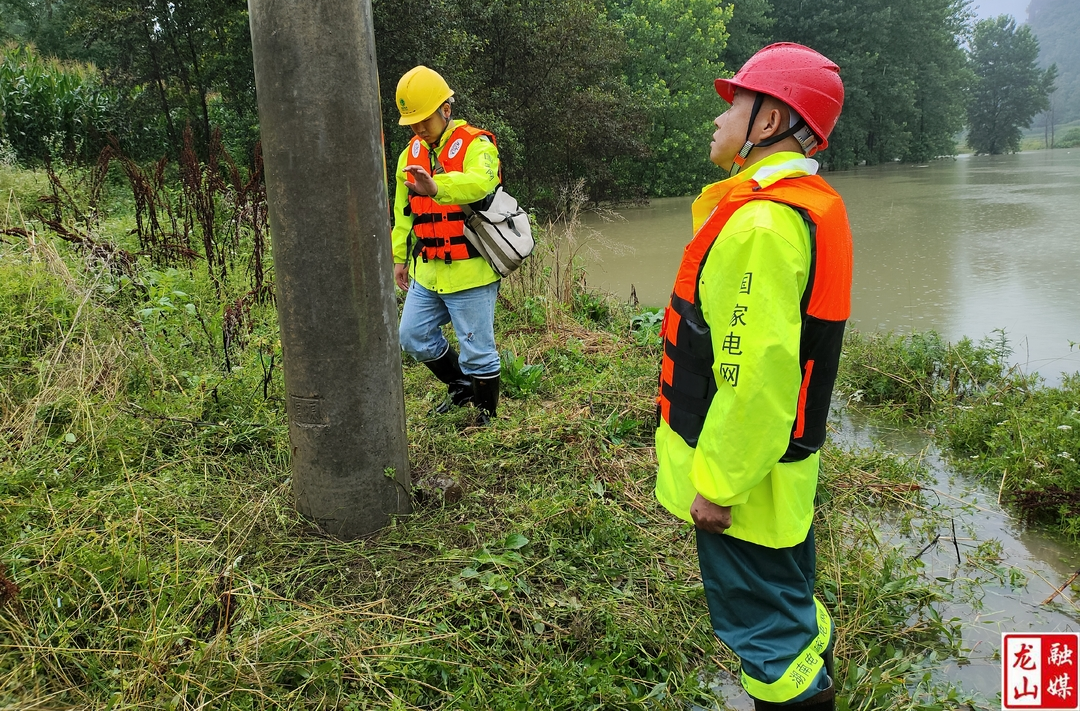 国网龙山供电公司：冒雨特训 筑牢防汛“安全网”