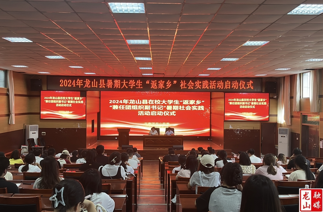 团县委举行2024年龙山县在校大学生“返家乡”社会实践活动启动仪式