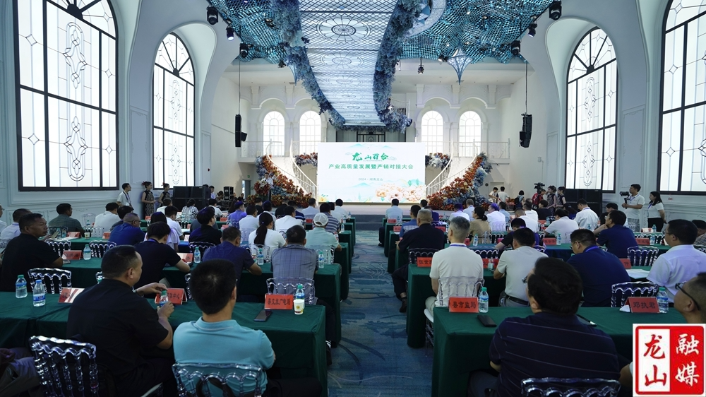 2024年龙山百合产业高质量发展暨产销对接大会召开