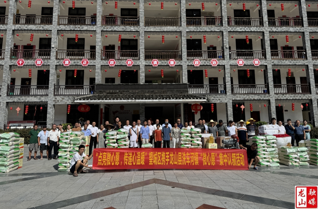 望城区一行在洗车河镇开展群众“微心愿”认领活动