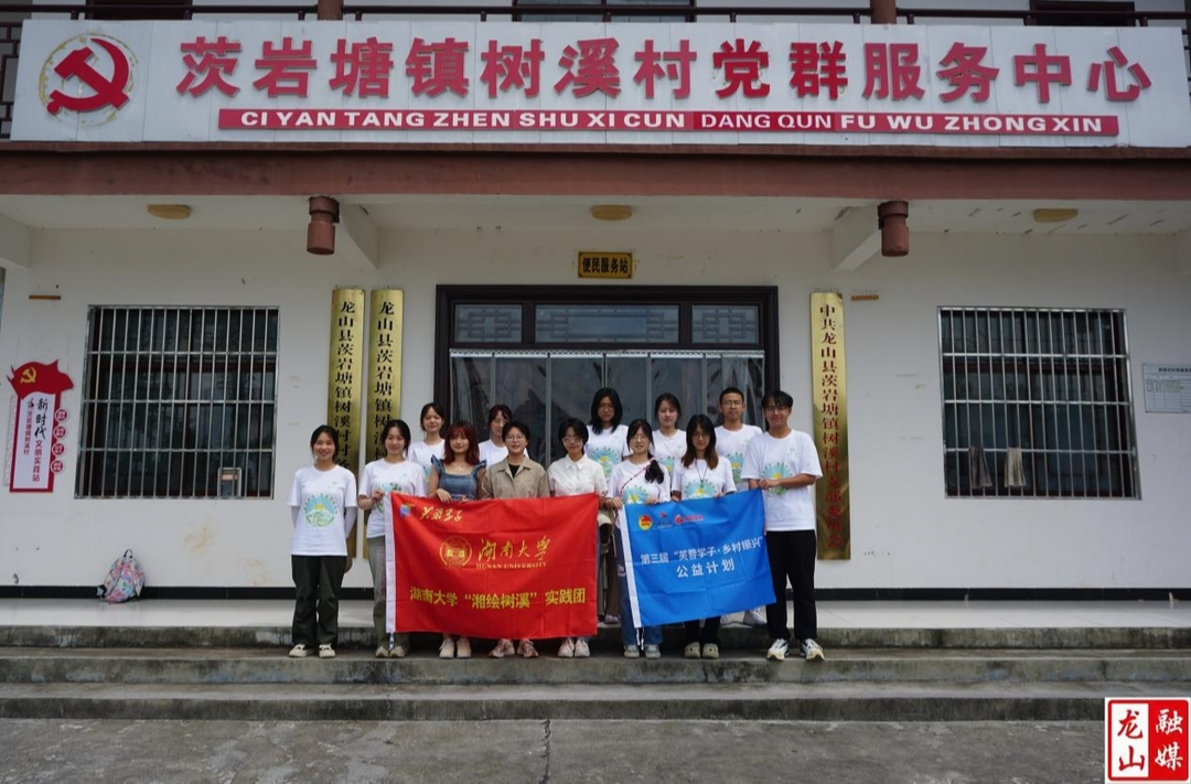茨岩塘镇：湖南大学学子“湘绘树溪” 以青春赋能乡村振兴