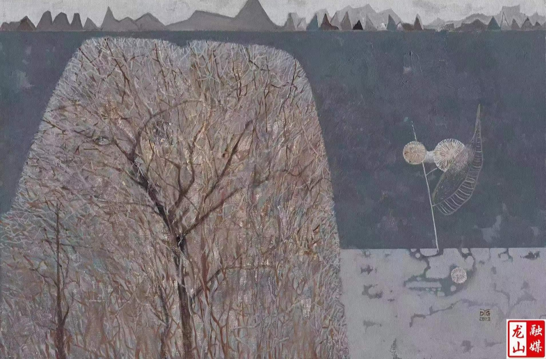 戴岩贵作品《山水滋美》入选全国风景油画展