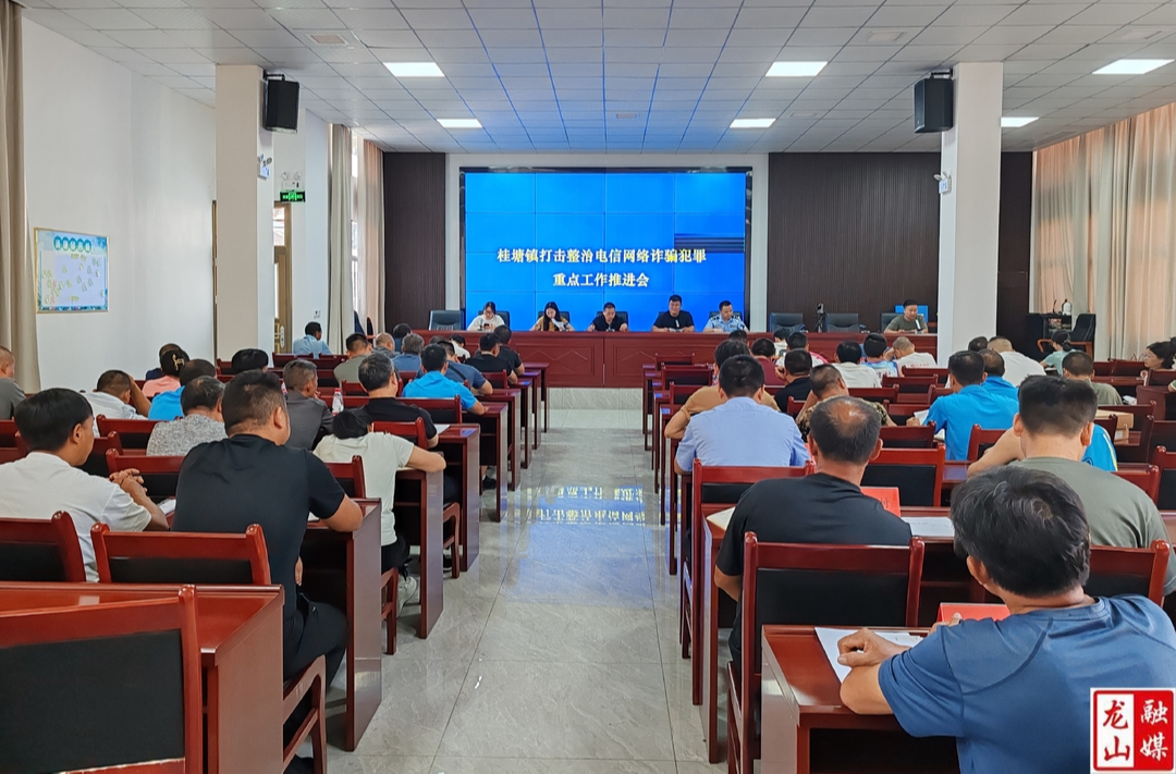 桂塘镇召开打击整治电信网络诈骗犯罪重点工作推进会