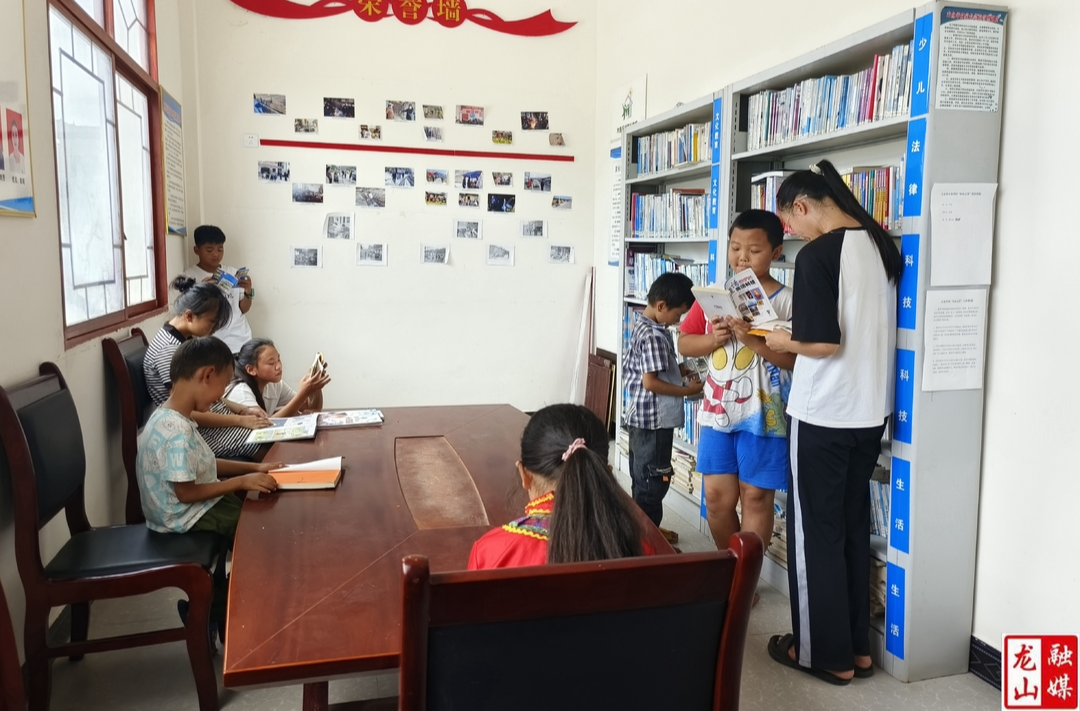 大安乡开展“农家书屋+志愿服务”活动