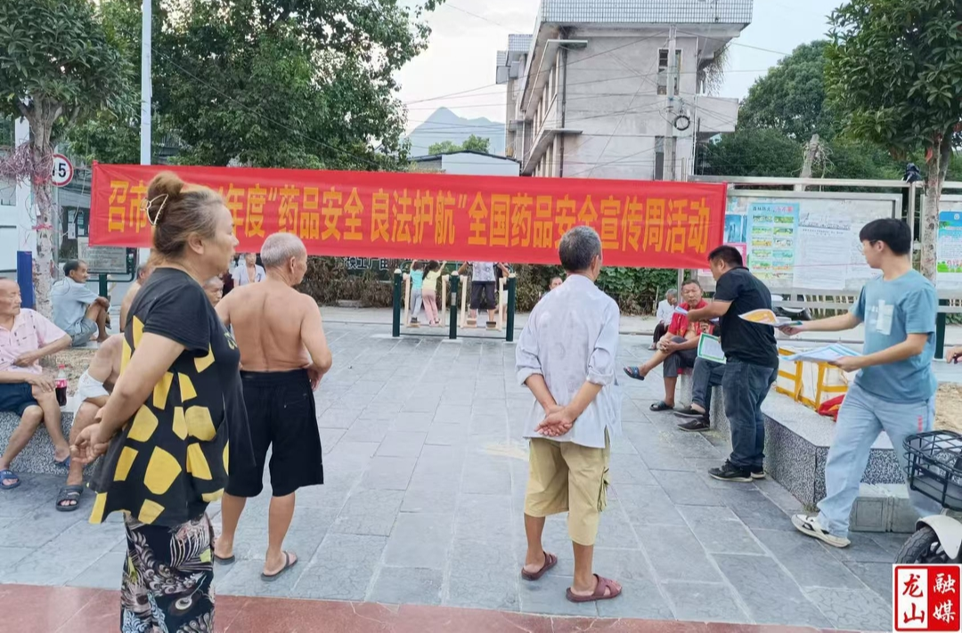 召市镇开展“药品安全 良法护航”宣传活动