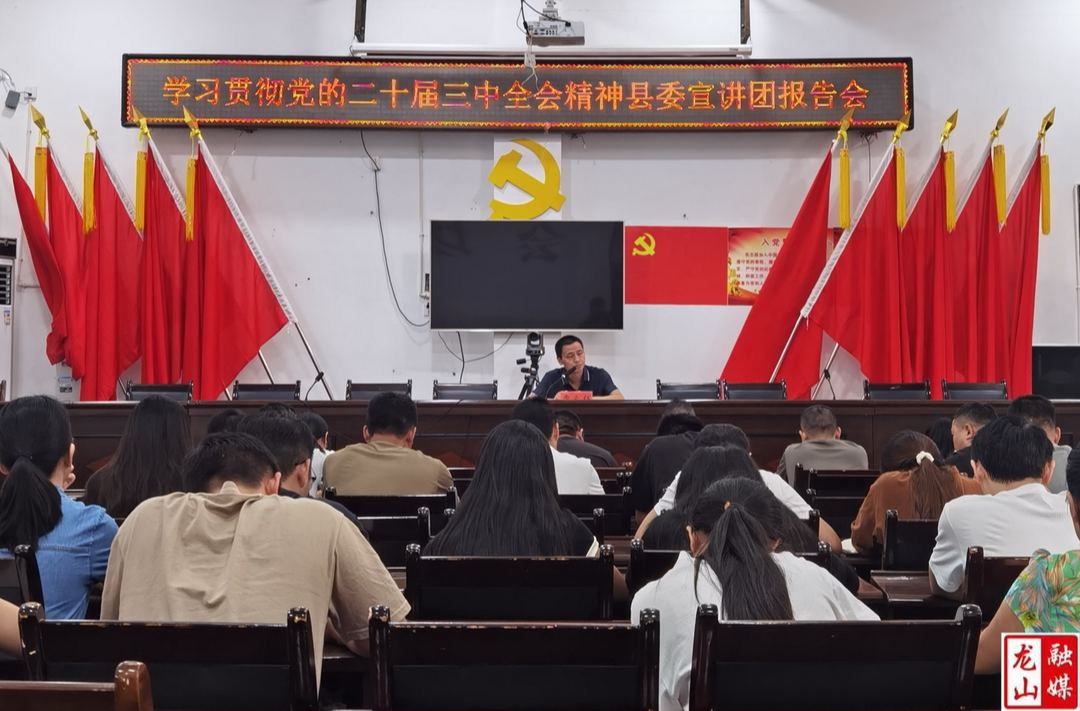 靛房镇宣讲党的二十届三中全会精神