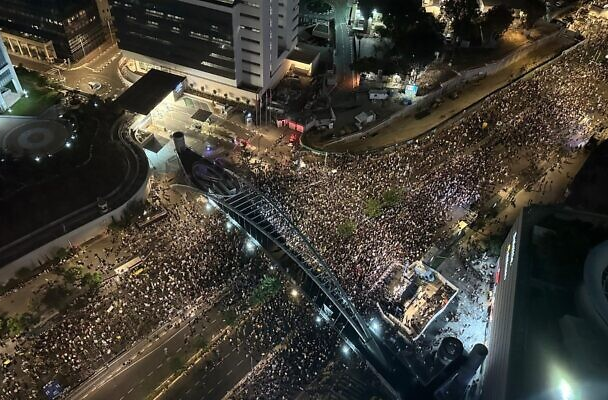 以色列多地举行抗议活动 呼吁尽快达成停火协议