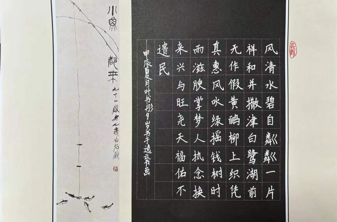 长沙市帮扶龙山县三十周年书法展之青少年书法作品赏析（十）