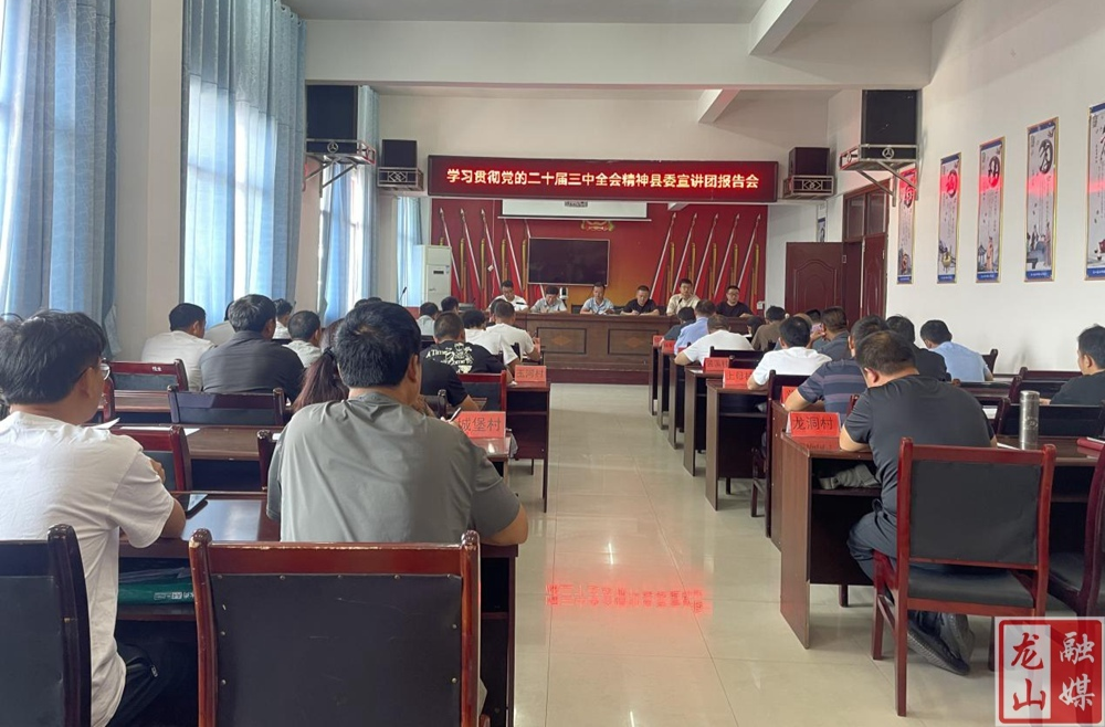 石牌镇召开学习贯彻党的二十届三中全会精神宣讲报告会