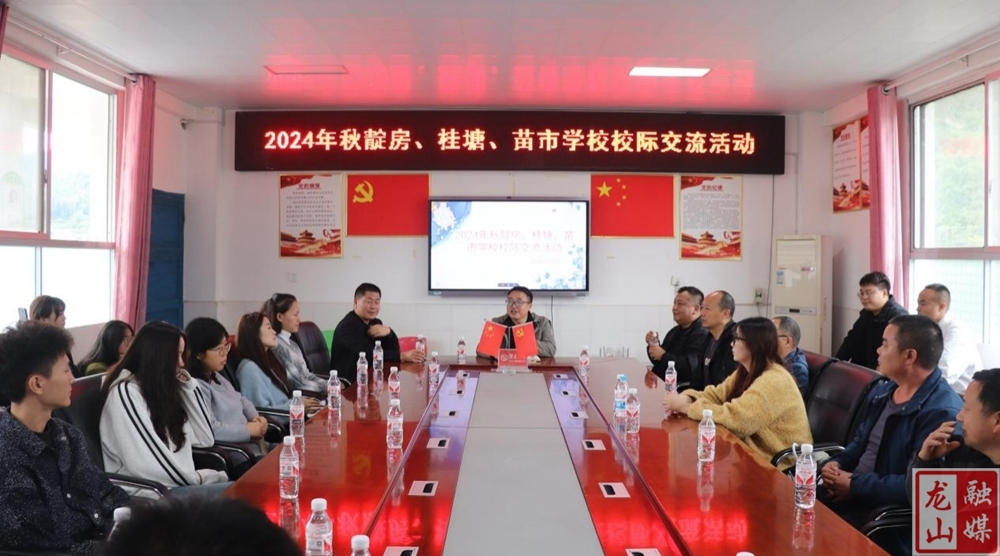 靛房、桂塘、苗儿滩三校共话教育教学新发展