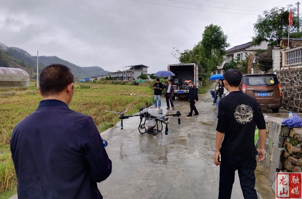 龙山举行科学施肥增效飞播技术培训观摩会