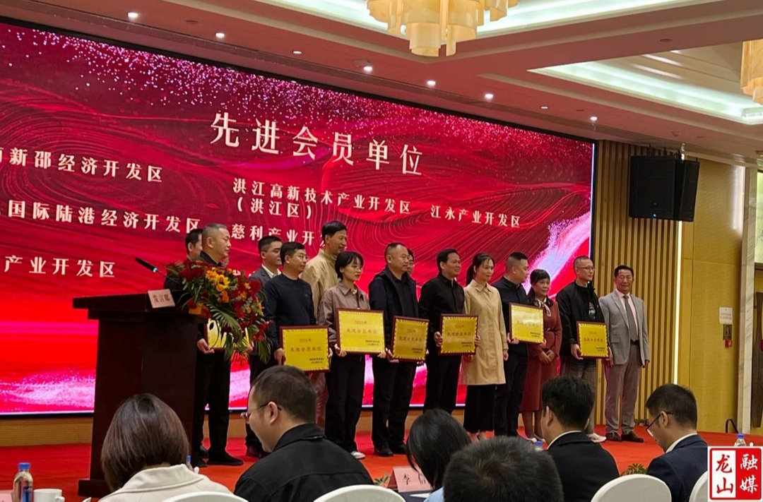 龙山产业开发区获评省先进会员单位
