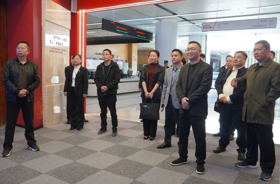 芙蓉区副区长谢孟带队来靛房镇调研