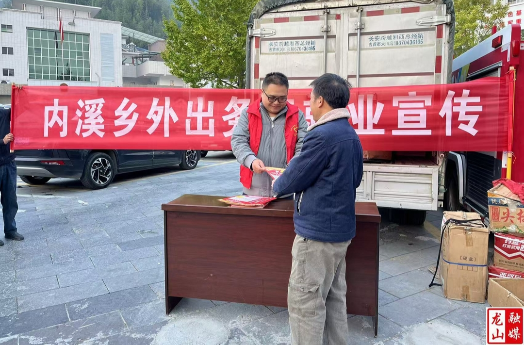 内溪乡外出务工就业宣传助力群众就业
